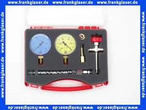 WS-Pumpenprüfkoffer P 1 * BG * Öldruckmanometer komplett bestückt im Kunststoffkoffer