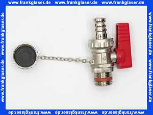 KFE-Kugelhahn mit Hebel R1/2 vernickelt Schwermodell