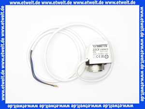 Watts Elektrothermischer-Stellantrieb 230V stromlos geschlossen, M30x1,5 passend für Ventilart Heimeier 10029671