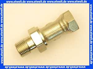 Regutec Rücklaufverschraubung Durchgang DN15 (1/2 )