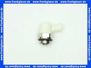 Entleerhahn drehbar 3/8'' Messing vernickelt EPDM Dichtung drehbarer Auslauf