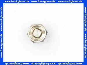 Entlüftungsventil 1/8'' Messing vernickelt mit konischer Dichtung Alternativartikel zu Vaillant 060051