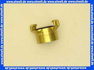 Geka plus-Gewindestück IG 1 , Messing