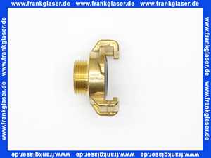 Geka plus-Gewindestück AG 3/4 , Messing