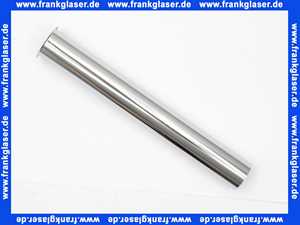 Gerades Rohr 32 durchm. mit Bord 11/4 x 250mm für Waschtisch und Bidetsifon messing verchromt