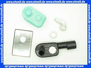 Unterputzsifon Gerät Sifon mit Edelstahl-Rosette DN 40/50