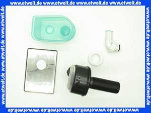 Unterputzsifon Gerät Sifon mit Edelstahl-Rosette DN 40/50