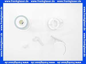 Ablaufventil-Set mit Inhalt: Füllventilhalter, Niederhalter, Ablaufventil, Ablaufkorb