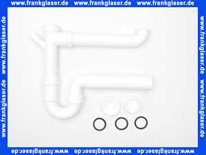 Doppelspülengeruchsverschluss 11/2 x 50mm PP weiß