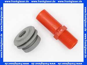 Urinal-Zulauf Garnitur 1/2 mit Dichtung und Versprung 10mm zum Ausgleich von Montagetolleranzen