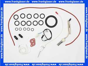 Wartungsset Wartungssatz für Buderus GB122 11-24 KW für die jährliche Wartung komplett mit Glühzünder, Ionisationselektrode und Dichtungen für den Brenner und Wärmetauscher