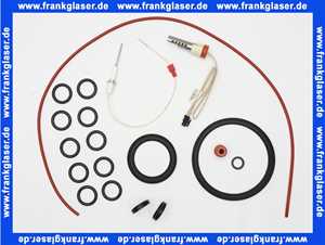 Wartungsset Wartungssatz für Buderus GB132 11-24 KW für die jährliche Wartung komplett mit Glühzünder, Ionisationselektrode und Dichtungen