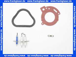 Wartungsset Wartungssatz für Buderus GB172 14-24 KW für die jährliche Wartung komplett mit Elektrodensatz und Dichtgummi
