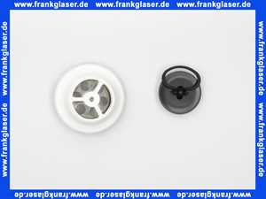 Spülenventil Stopfenventil 1 1/2 Zoll PP weiß mit Schlüsselringstopfen 100849