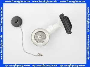 Ab- und Überlaufgarnitur PP weiß für Spülbecken 100887