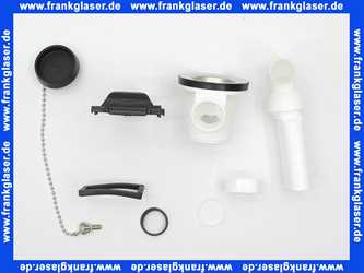 Ab- und Überlaufgarnitur PP weiß für Spülbecken 100887