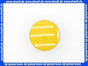 Excenterstopfen MS Universal 11/4 Zoll mit 64mm Durchmesser Abdeckplatte gelb RAL 1004 101525