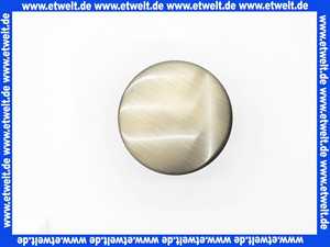 Excenterstopfen MS 11/4 Zoll mit 64mm Durchmesser Abdeckplatte bronciert / Klarlack 101556