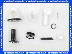 Ab- und Überlaufgarnitur 1 1/2 x 70 mm PP weiß Rohr starr Einlauf waagerecht 111234