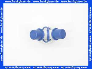 Schlauchanschlussset 45 Grad PP weiß AG 1 1/2 Zoll Aussengewinde 2x 19-22 mm Stutzen Doppelanschluss 111722