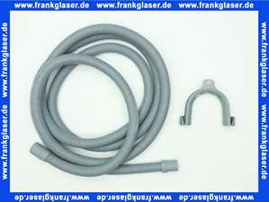 ASW 126449 Waschmaschinenablaufschläuche grau 3,50 Meter
