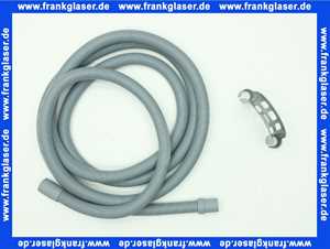 ASW 126449 Waschmaschinenablaufschläuche grau 3,50 Meter