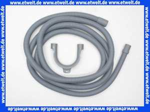 ASW 126458 Waschmaschinenablaufschläuche grau 4,00 Meter