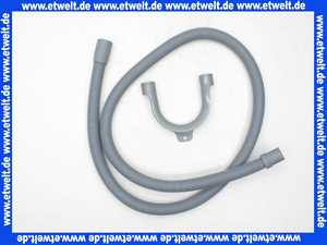 ASW 126520 Waschmaschinenablaufschläuche grau 1,2 Meter