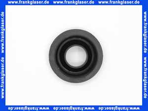 Mület® Trumpf® Stedo® WC-Verbinder für WC D=55mm für Druckspülrohr 28-32mm schwarz ASW 170048