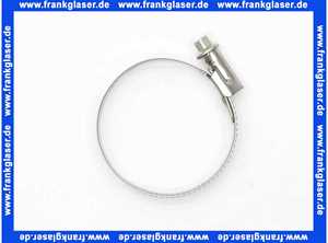 Schlauchschelle 40-60mm Spannbereich W4 Edelstahl Band 9 mm