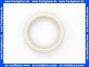 Spülrohrverbinder WC-Verbinder für WC D=55mm für Spülkastenrohr 45mm weiß ASW 170178