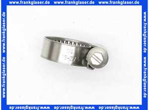 Schlauchschellen W4 Edelstahl Band 12 mm 172500