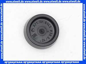 ASW 800082 Stedo® Ventil-Stopfen PVC schwarz 38,5 mm