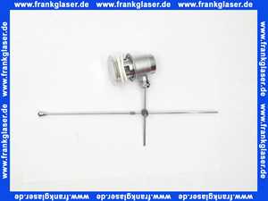 Excentergarnitur 1 1/4 x Dm 63 mm Messing matt, verchromt Kunststoffstopfen 80958