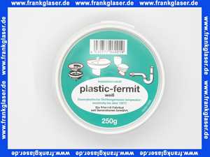 Dichtmasse Kitt Dichtung Plastik Fermit Dose 250 Gramm weiß, Temperaturbeständig