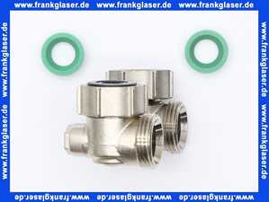 Flamco Hahnblock EXCLUSIV Eck E2/50 G3/4i x G3/4a MS vern. m. Konus F10016