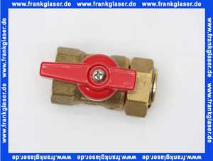 Flamco Kugelhahn 3/4 Ig X üwm 3/4 Ig, Rot, Ms Roh M61801.2