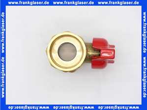 Flamco Kugelhahn 3/4 Ig X üwm 3/4 Ig, Rot, Ms Roh M61801.2