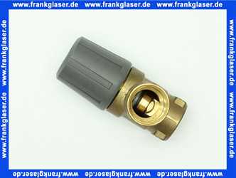 Flamco Meibes Überströmventil Eckform, ohne Sichtanzeige M69072