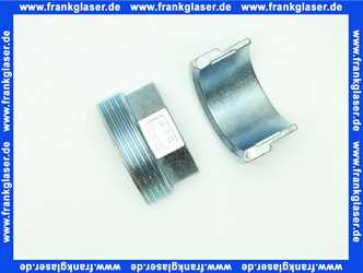 Flamco Halbschalenverschr. 33,7x1 1/2 Satz 1 1/2 Ag X 34,8 Mm M90180.1