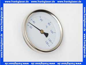 Flamco Thermometer zentrischBlau -Neutral- D=63mm, 20-130 Grad C ME-58071.080