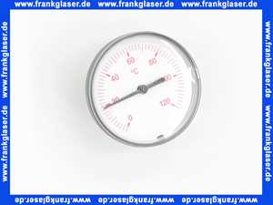 Flamco Thermometer zentrisch, rot NG 63, 0-120 Grad C ME-58071.504