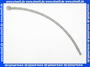 Verbindungsschlauch 150 mm Quetsche 3/8 Zoll-10 mm Rohrstutzen 10 mm flexibler Anschlußschlauch für Trinkwasser geprüft nach DVGW W270 und W 543 Flexschlauch