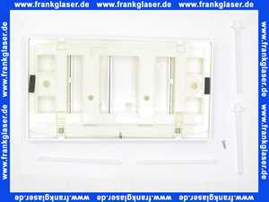 330701 Friatec WC Betätigungsplatte FRIABLOC Modell F 102 2-Menge, Betätigung von vorne, weiß-alpin, Glanzf.