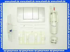 330821 Friatec Umrüstset Umbausatz für FRIABLOC Unterputzspülkasten auf Modell F 102, inklusive Betätigungsplatte mattchrom