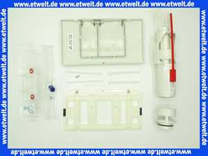330821 Friatec Umrüstset Umbausatz für FRIABLOC Unterputzspülkasten auf Modell F 102, inklusive Betätigungsplatte mattchrom