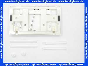 332401 Friatec WC Betätigungsplatte Drückerplatte FRIAFIX Modell F300 2-Menge Betätigung von vorne weiß-alpin Glanzfarbe
