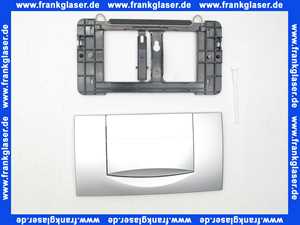 115222461 Abdeckplatte Geberit 200F seidenglanz-verchromt für UP-Spülkasten