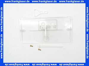 24002600 Geberit Schutzplatte transparent mit Betaetigungshebel für UP- Spülkasten