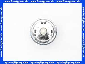 241800KD1 Geberit Drücker zu Spülventil Typ 280 2-Mengen-Spülung glanzchrom/blau